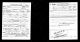 1918 12 September US WWI draft registration card
