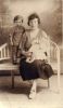 1923 Annie Rose with Leon as a baby and Reuben aged 2