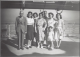 1948 Ruth (second from left) saying goodbye to her family before sailing to the UK